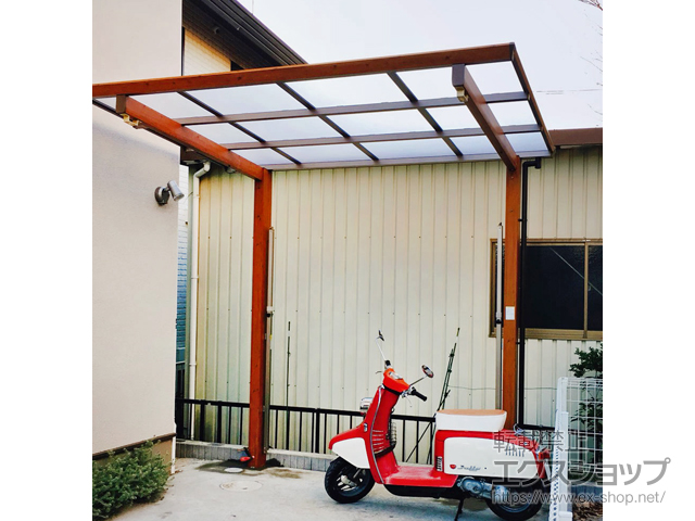 神奈川県茅ヶ崎市ののサイクルポート・駐輪場 アートポート ミニ 積雪〜20cm対応 施工例