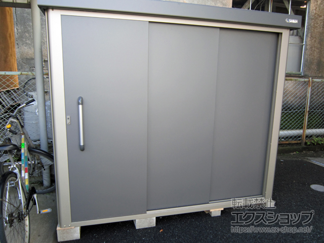 埼玉県戸田市のの物置・屋外倉庫 エスケーエイト SK8-100 一般型 2200×1600×1940 SK8-100-GK 施工例