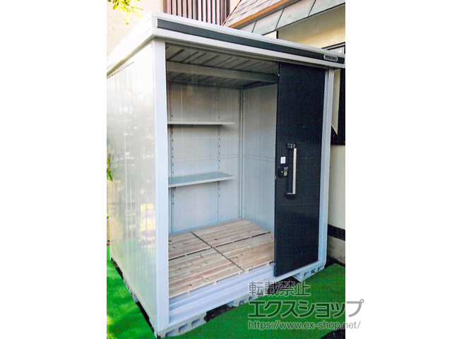 神奈川県中郡二宮町のの物置・屋外倉庫 エルモ 一般型 1870×1520×2120 LMD-1815-SM 施工例