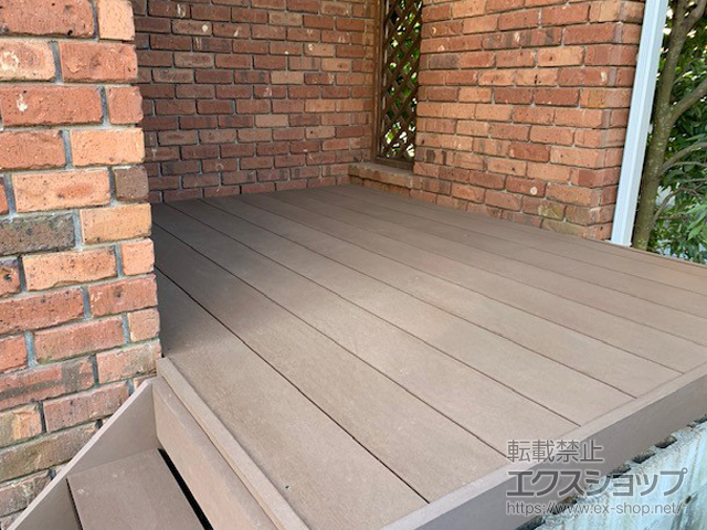 岡山県岡山市ののウッドデッキ リウッドデッキ 200 施工例