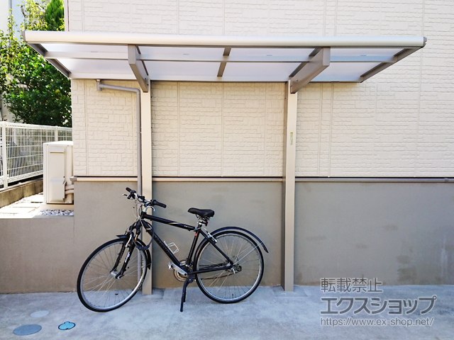 埼玉県狭山市ののサイクルポート・駐輪場 エフルージュグランミニ 積雪〜20cm対応 施工例