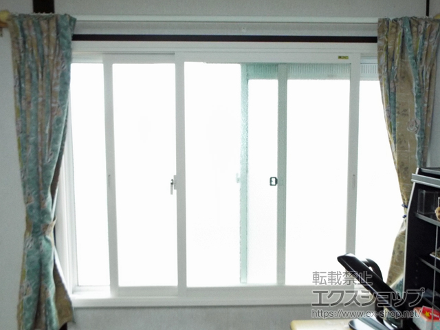 茨城県石岡市のの二重窓（内窓） インプラス ダストバリア仕様 引違い窓 2枚建 施工例