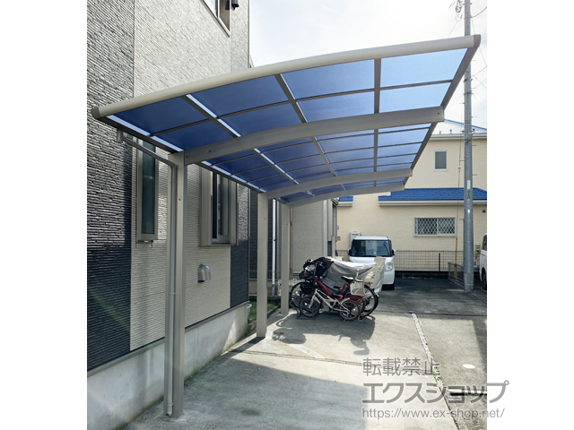 神奈川県相模原市ののカーポート レイナポートグラン 延長　積雪〜20cm対応 施工例