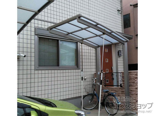 埼玉県さいたま市ののサイクルポート・駐輪場 ネスカRミニ (ラウンドスタイル) 積雪〜20cm対応 施工例