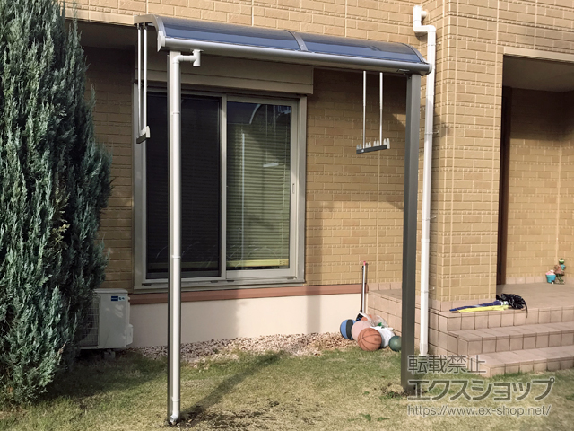 群馬県太田市ののテラス屋根 ソラリア R型 テラスタイプ 単体 積雪〜20cm対応 施工例