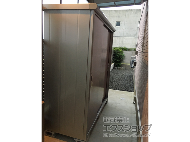 京都府京都市のの物置・屋外倉庫 エスモ 一般型 1797×750×1959（ESE-1807A） ESE-1807A-MR 施工例