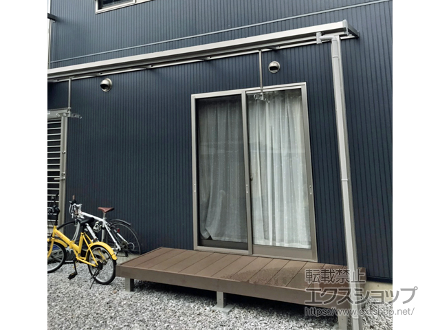 高知県高知市ののテラス屋根 ソラリア F型 テラスタイプ 単体 積雪〜20cm対応 施工例