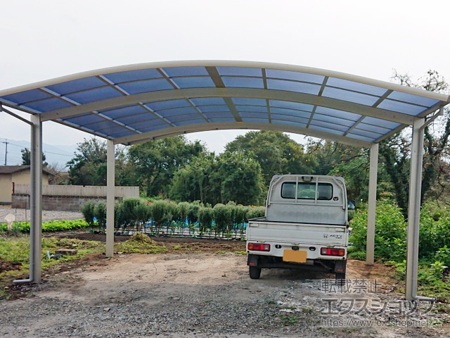 熊本県球磨郡あさぎり町ののカーポート レイナツインポートグラン　積雪〜20cm対応 施工例