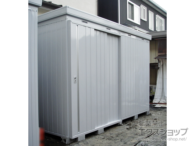 埼玉県越谷市のの物置・屋外倉庫 ネクスタ大型 一般型 3580×1790×2375（NXN-64H） NXN-64H-MG 施工例