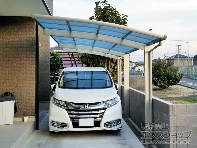 愛媛県松山市ののカーポート レイナポートグラン 延長　積雪〜20cm対応 施工例