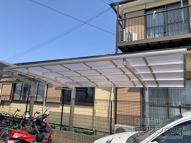 愛知県犬山市ののカーポート プレシオスポート 積雪〜20cm対応 施工例
