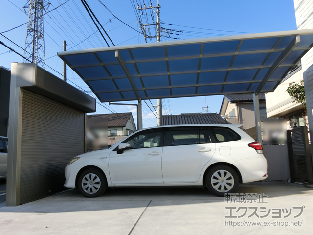 埼玉県北本市ののカーポート レイナポートグラン　積雪〜20cm対応 施工例