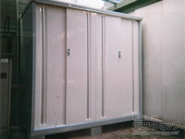 東京都大田区のの物置・屋外倉庫 シンプリー 一般型 1940×905×1603（MJX-199D-P） 施工例