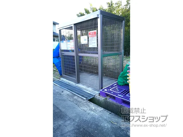 滋賀県甲賀市の四国化成ゴミステーション・ゴミストッカー施工例