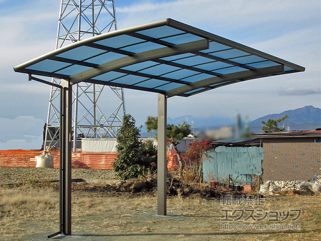 山梨県甲府市ののカーポート レイナポートグランZ　積雪〜20cm対応 施工例