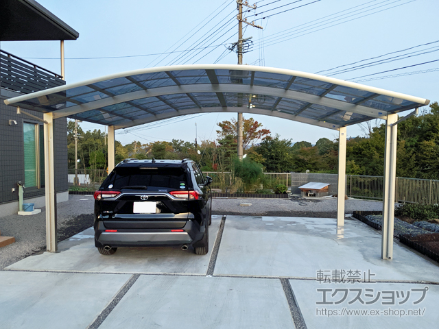 大分県宇佐市ののカーポート レイナツインポートグラン　積雪〜20cm対応 施工例