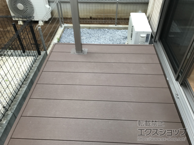 埼玉県川口市ののウッドデッキ リウッドデッキ 200 施工例