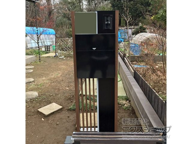 千葉県八街市のの機能門柱・ポスト ファンクションユニット ウィルモダン 組合せ例 19-9 施工例