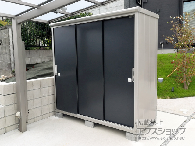 神奈川県横浜市のの物置・屋外倉庫 エスモ 一般型 1950×900×1959 ESE-1909A-SM 施工例