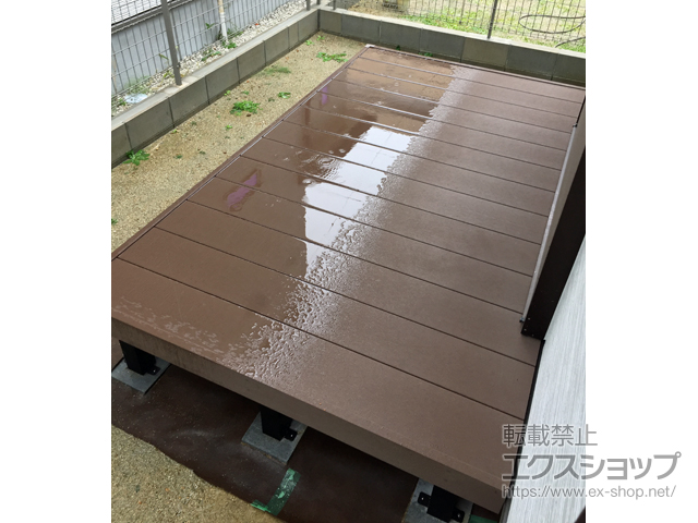愛知県一宮市ののウッドデッキ マージウッドデッキ 施工例