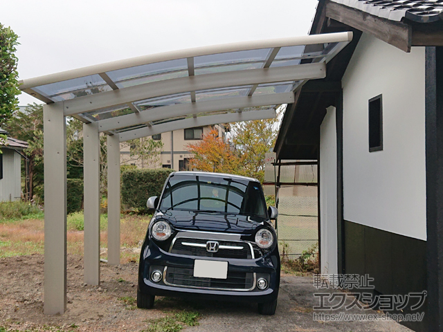 長野県木曽郡木曽町ののカーポート レイナポートグラン50 積雪〜50cm対応 施工例
