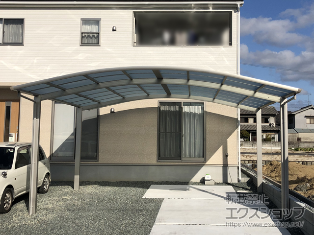 広島県福山市ののカーポート レイナツインポートグラン　積雪〜20cm対応 施工例