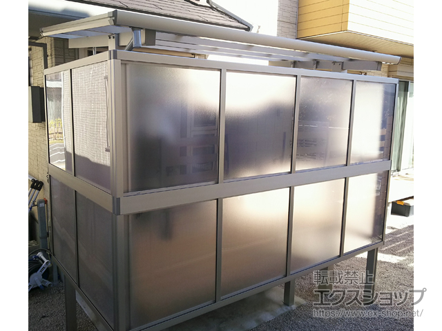 福岡県北九州市ののテラス屋根 エフルージュグランZERO テラスタイプ 積雪〜20cm対応 施工例