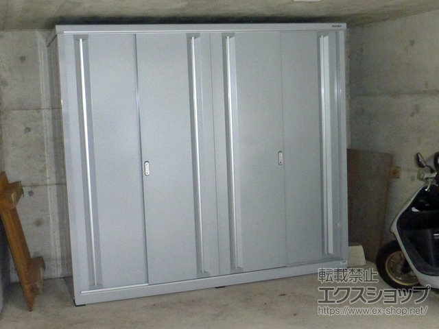 福岡県福岡市のの物置・屋外倉庫 シンプリー 一般型 2160×755×1903（MJX-217E） MJX-217E-FS 施工例