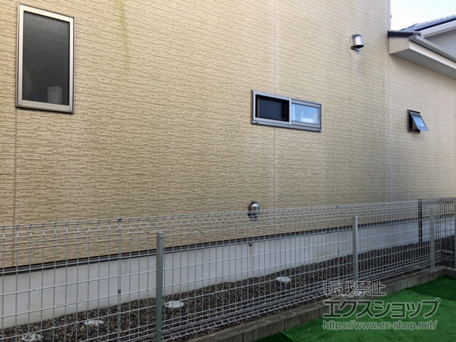 千葉県市原市ののフェンス・柵 ユメッシュHR型　フリー支柱タイプ 施工例