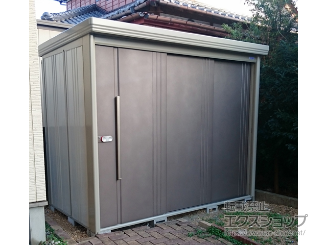 宮崎県東臼杵郡門川町のの物置・屋外倉庫 Mr.ストックマンダンディ 一般型 2532×1406×2110（ND-2514） ND-2514-B 施工例