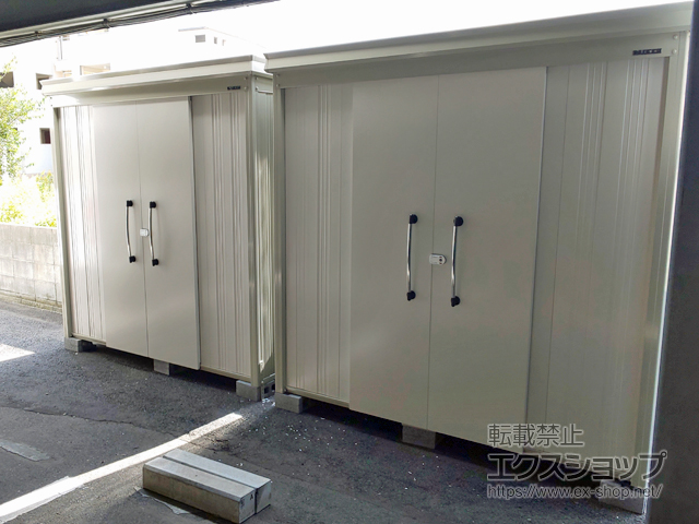 東京都足立区のの物置・屋外倉庫 ガーデンハウス DM-Z2109 一般型 2123×923×2120 DM-Z2109-NW 施工例