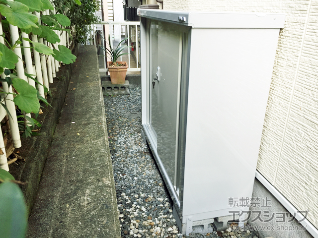 神奈川県川崎市のの物置・屋外倉庫 シンプリー 一般型 1320×415×1103（MJX-134B） MJX-134B-FW 施工例