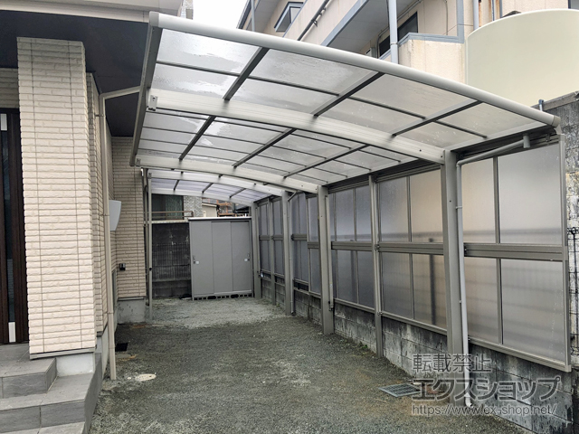 福岡県糟屋郡志免町ののカーポート レイナポートグラン　積雪〜20cm対応 施工例