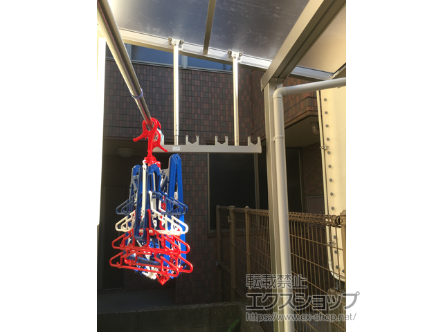 福岡県福岡市ののテラス屋根 プレシオステラスII F型 テラスタイプ 単体 積雪〜20cm対応 施工例