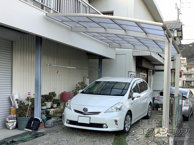 徳島県小松島市ののカーポート レイナポートグラン　積雪〜20cm対応 施工例