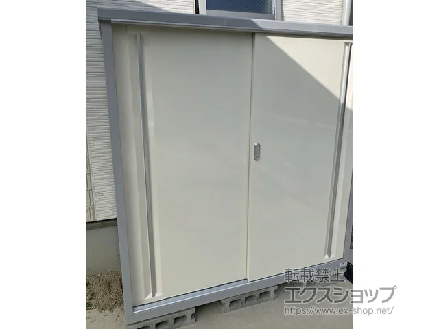 愛知県名古屋市のイナバの物置・収納・屋外倉庫 シンプリー 一般型 1520×615×1603（MJX-156D） MJX-156D-FW 施工例