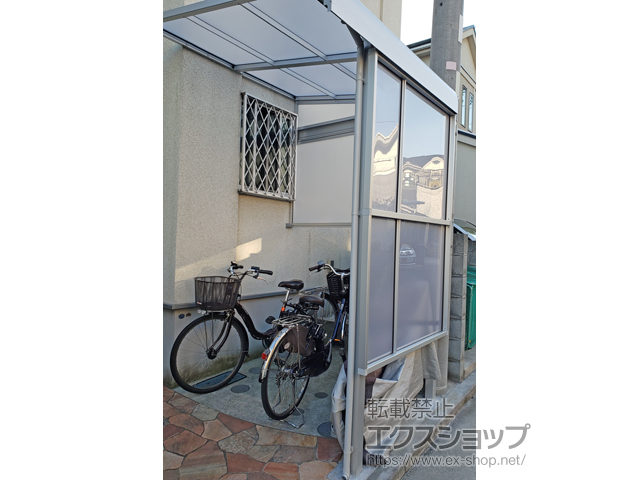 神奈川県横浜市ののテラス屋根 スピーネ F型 テラスタイプ 単体 積雪〜20cm対応 施工例