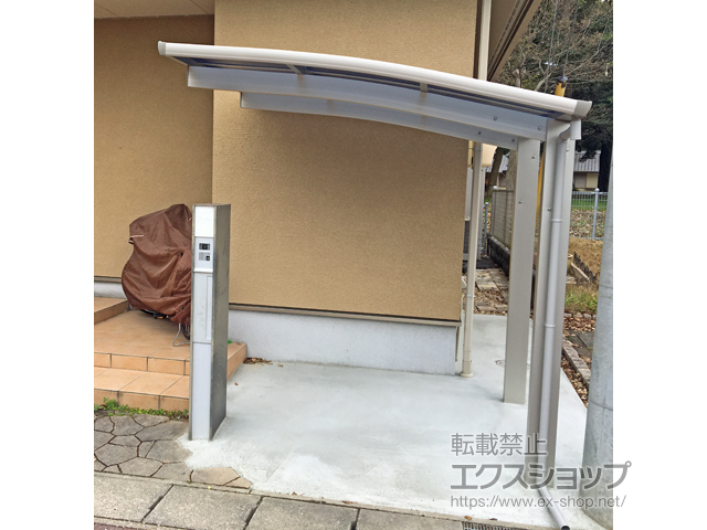 愛知県知立市ののサイクルポート・駐輪場 プレシオスポート ミニ 積雪〜20cm対応 施工例