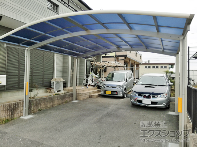 愛知県一宮市ののカーポート レイナツインポートグラン　積雪〜20cm対応 施工例