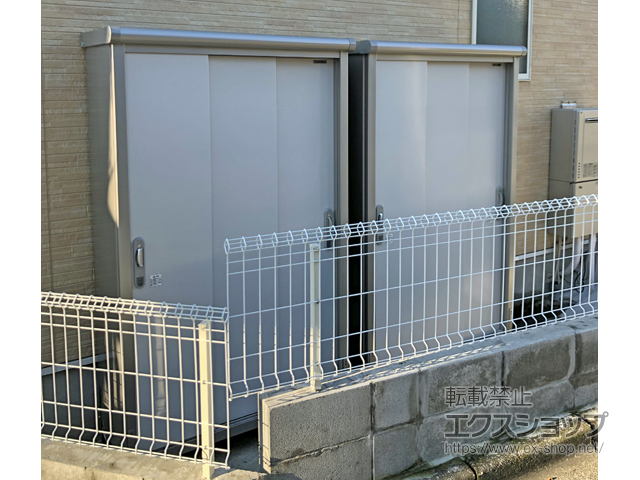 東京都大田区のの物置・屋外倉庫 エスモ 一般型 1200×520×1959（ESE-1205A） ESE-1205A-PW 施工例