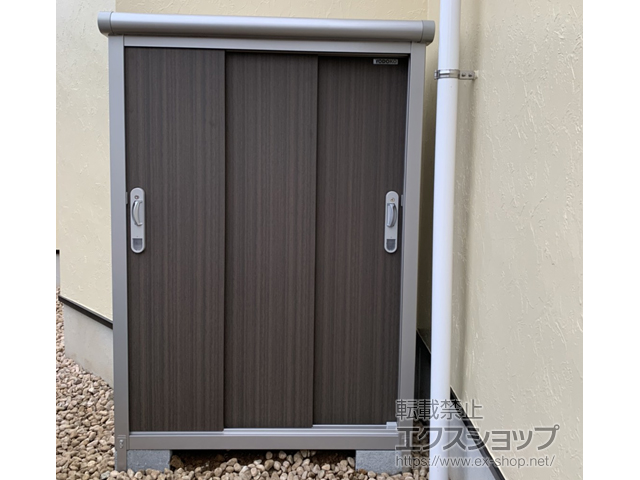 神奈川県横浜市のの物置・屋外倉庫 エスモ 一般型 1050×520×1501(ESE-1005E) ESE-1005E-DW 施工例