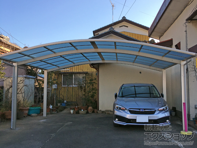 千葉県佐倉市ののカーポート レイナツインポートグラン　積雪〜20cm対応 施工例