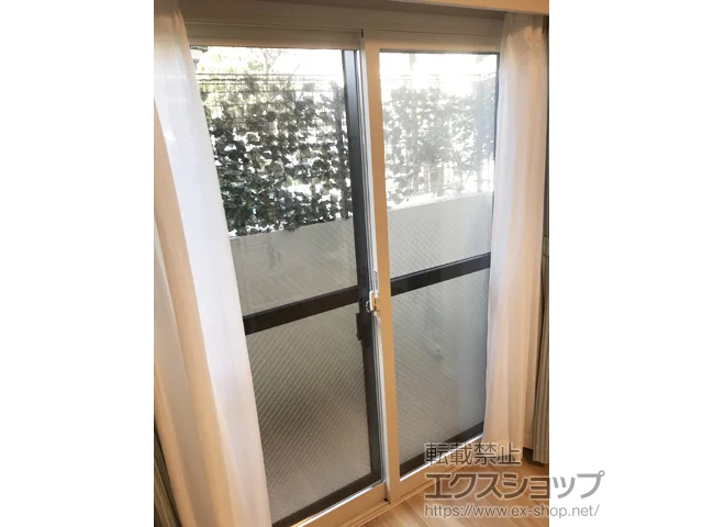 東京都品川区のLIXIL リクシル（トステム）の内窓（二重窓・二重サッシ） インプラス ダストバリア仕様 引違い窓 2枚建 施工例