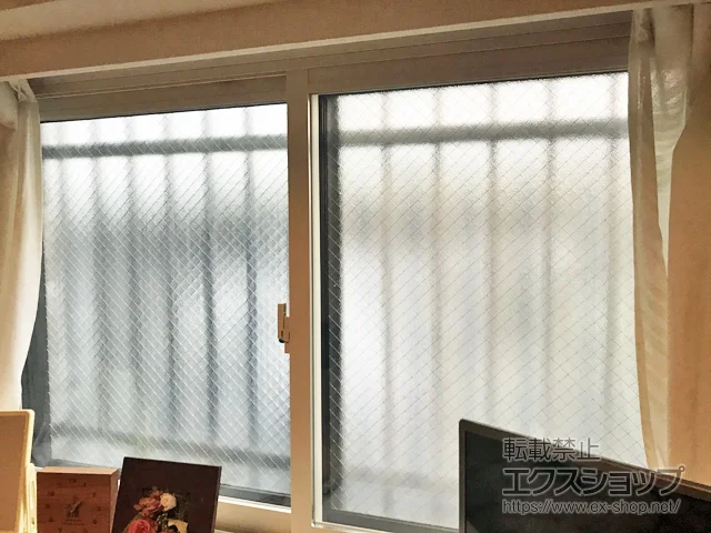 東京都品川区のLIXIL リクシル（トステム）の内窓（二重窓・二重サッシ） インプラス ダストバリア仕様 引違い窓 2枚建 施工例
