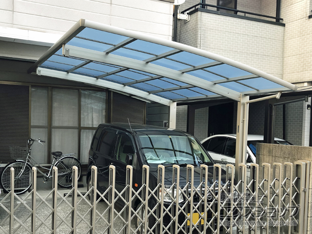 大阪府堺市ののカーゲート、カーポート レイナポートグラン　積雪〜20cm対応 施工例