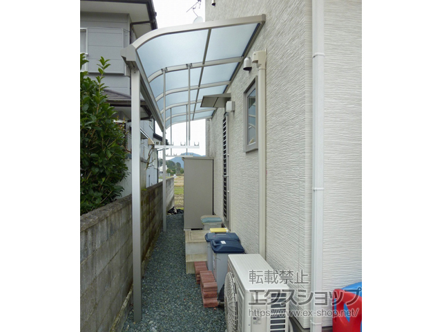 兵庫県丹波市ののテラス屋根 ソラリア R型 テラスタイプ 単体 積雪〜20cm対応 施工例