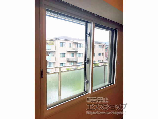 京都府京都市のの二重窓（内窓） プラマードU 引違い窓 2枚建 施工例