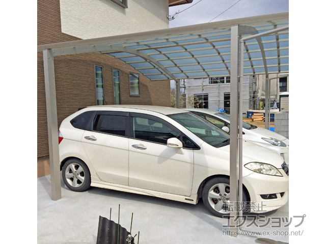 千葉県旭市ののカーポート レイナツインポートグラン　積雪〜20cm対応 施工例