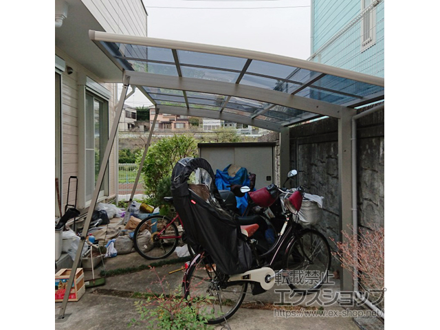 神奈川県川崎市ののカーポート プレシオスポート 積雪〜20cm対応 施工例