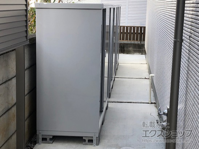 東京都八王子市のの物置・屋外倉庫 シンプリー 一般型 1740×755×1603（MJX-177D） MJX-177D-FS 施工例